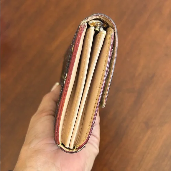 Louis Vuitton Black Multicolor Monogram Sarah Wallet - Picture 8 of 9
